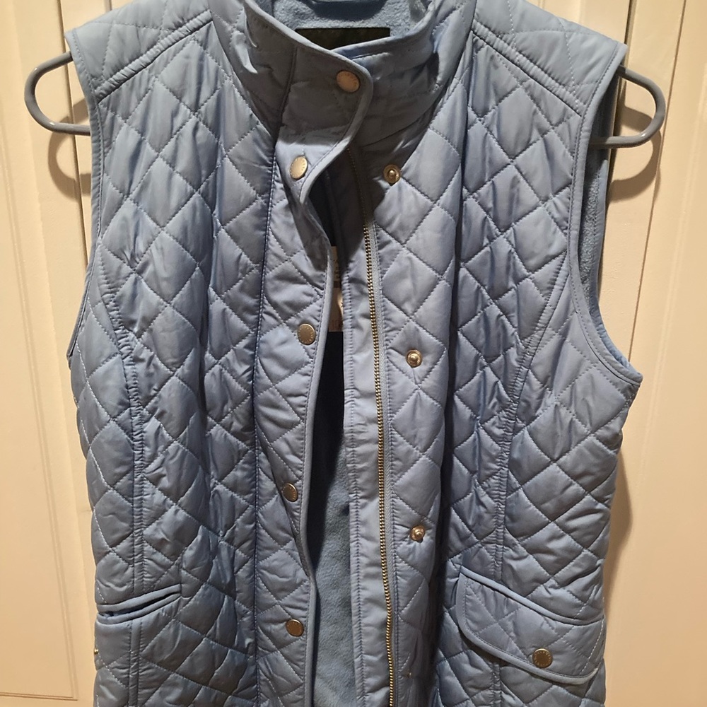 Talbots quilted vest, new with tags